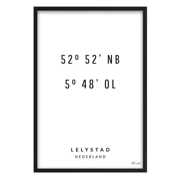 Coordinaten Lelystad