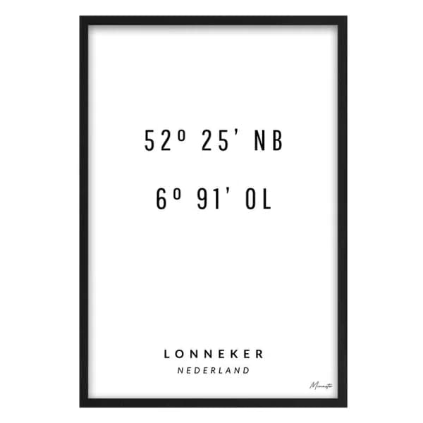Coordinaten Lonneker