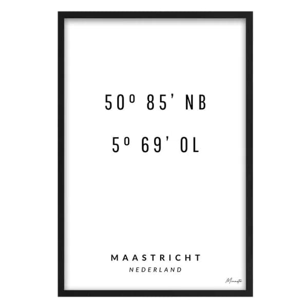 Coordinaten Maastricht