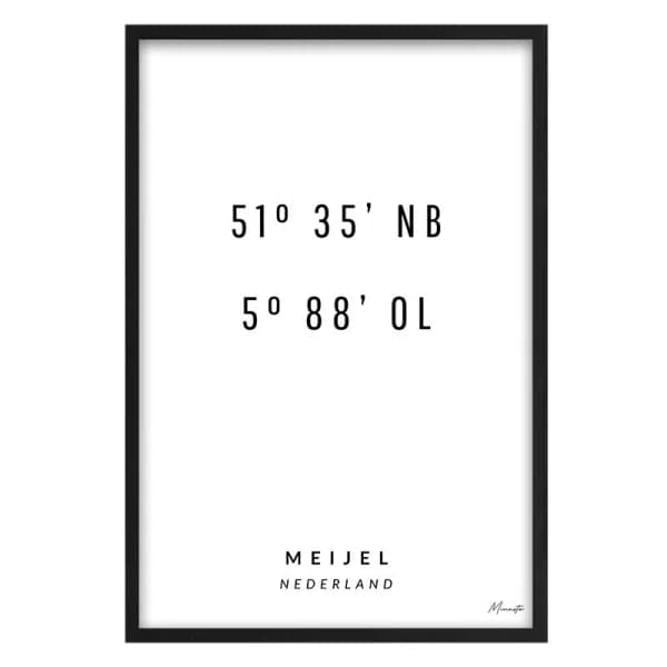 Coordinaten Meijel