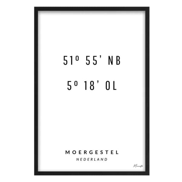 Coordinaten Moergestel