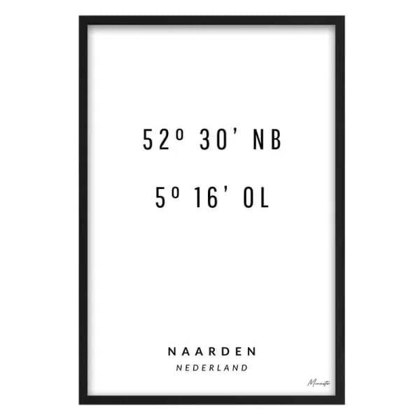 Coordinaten Naarden