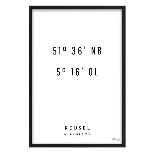 Coordinaten Reusel