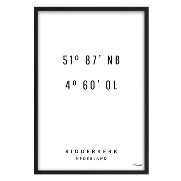 Coordinaten Ridderkerk