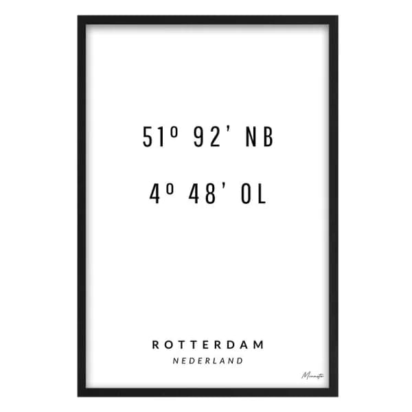 Coordinaten Rotterdam