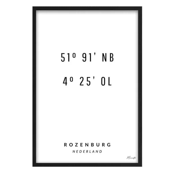 Coordinaten Rozenburg