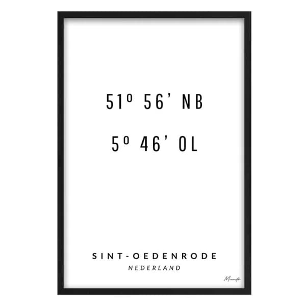 Coordinaten Sint-Oedenrode