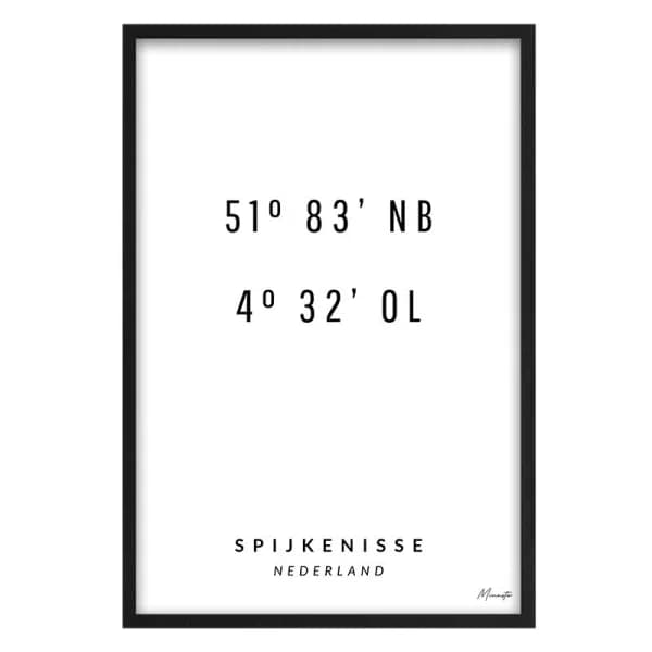 Coordinaten Spijkenisse