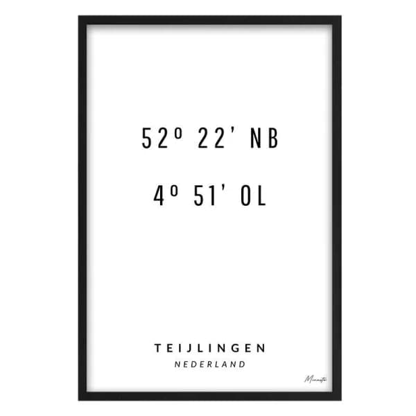 Coordinaten Teijlingen