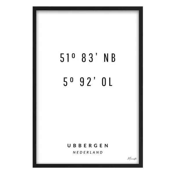 Coordinaten Ubbergen