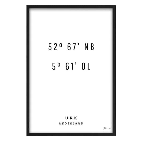Coordinaten Urk