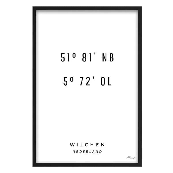 Coordinaten Wijchen