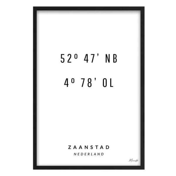 Coordinaten Zaanstad