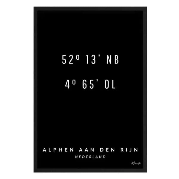 Coordinaten Alphen aan den Rijn