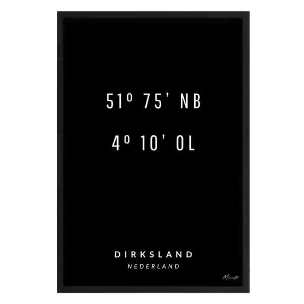 Coordinaten Dirksland