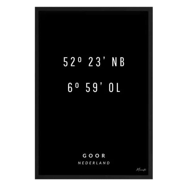 Coordinaten Goor