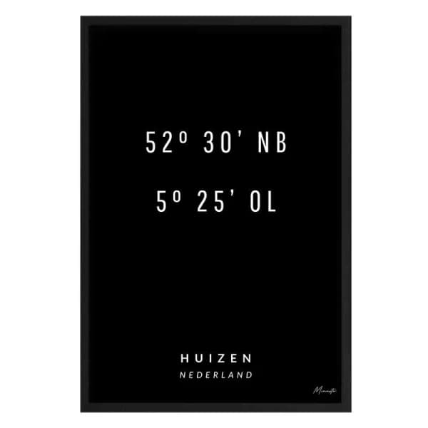 Coordinaten Huizen