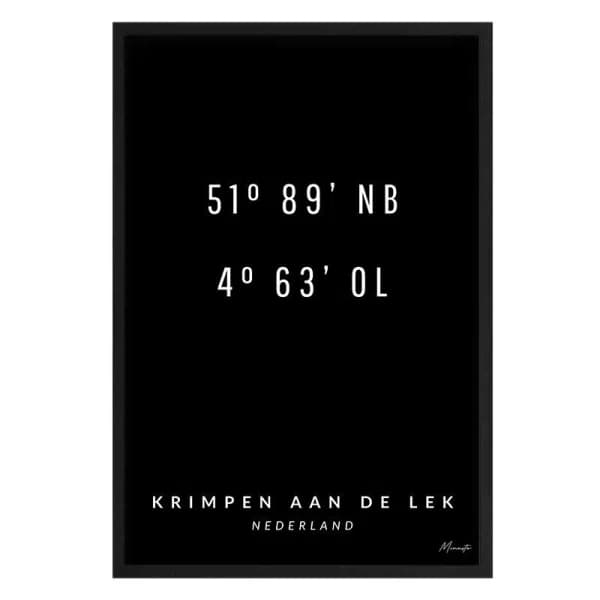 Coordinaten Krimpen aan de Lek