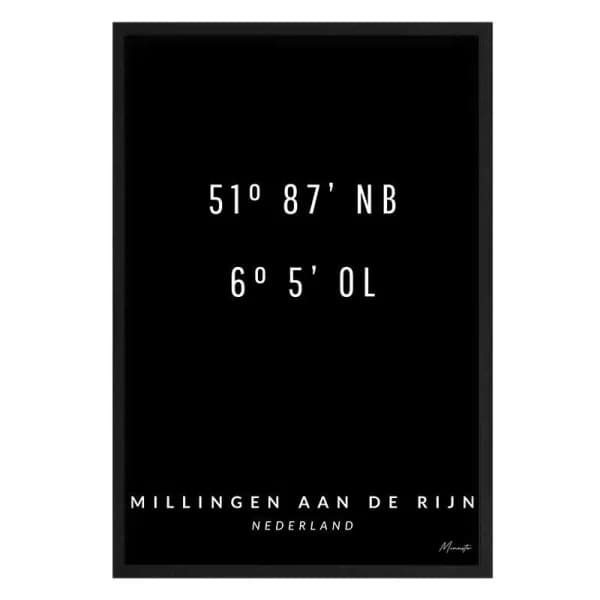 Coordinaten Millingen aan de Rijn