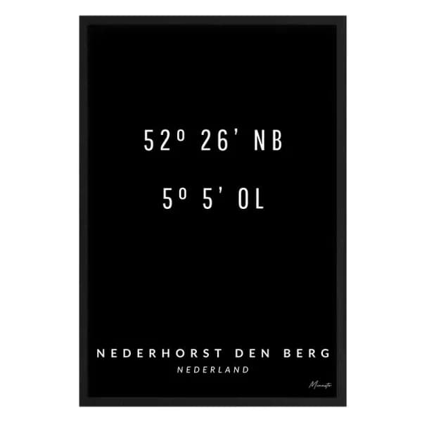 Coordinaten Nederhorst den Berg