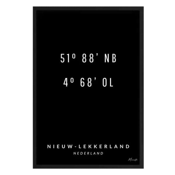 Coordinaten Nieuw-Lekkerland