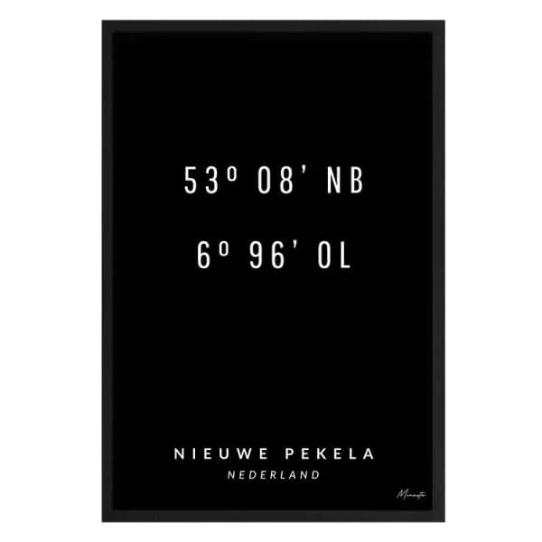 Coordinaten Nieuwe Pekela