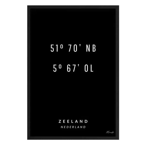 Coordinaten Zeeland
