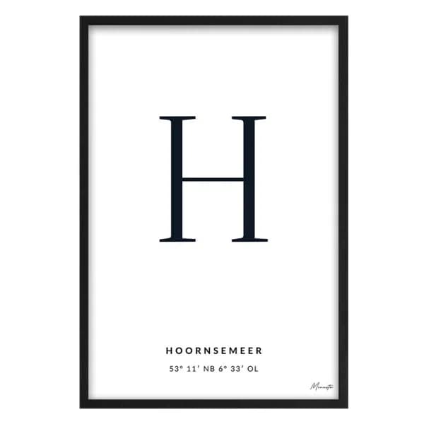 Letter H Hoornsemeer