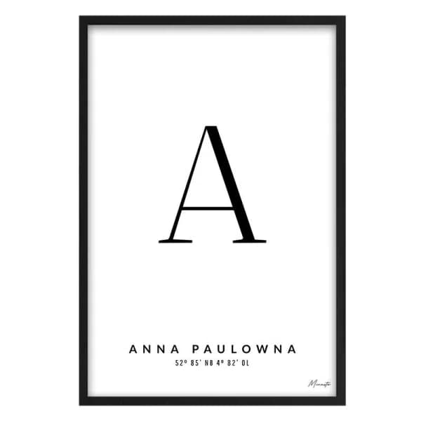 Letter A Anna Paulowna