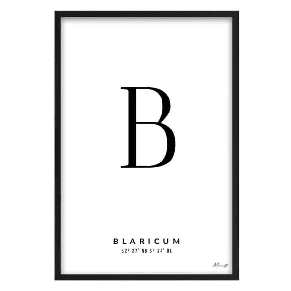 Letter B Blaricum
