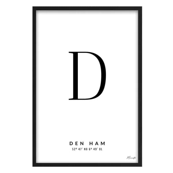 Letter D Den Ham
