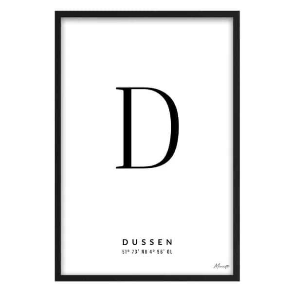 Letter D Dussen