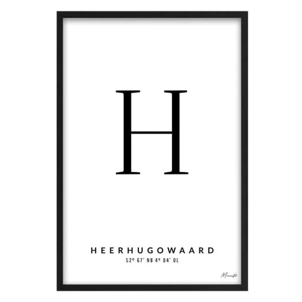 Letter H Heerhugowaard
