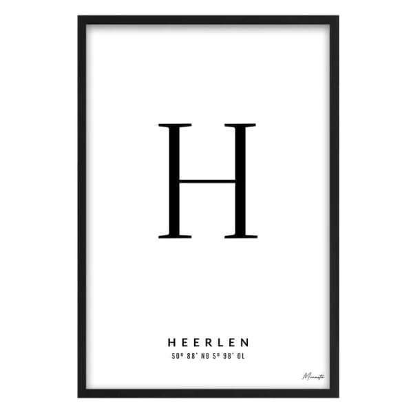 Letter H Heerlen