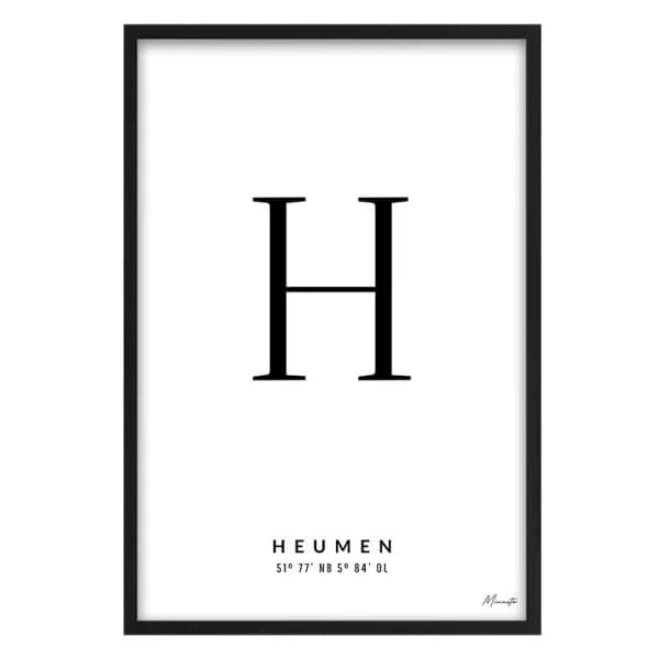 Letter H Heumen