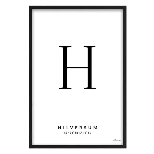 Letter H Hilversum