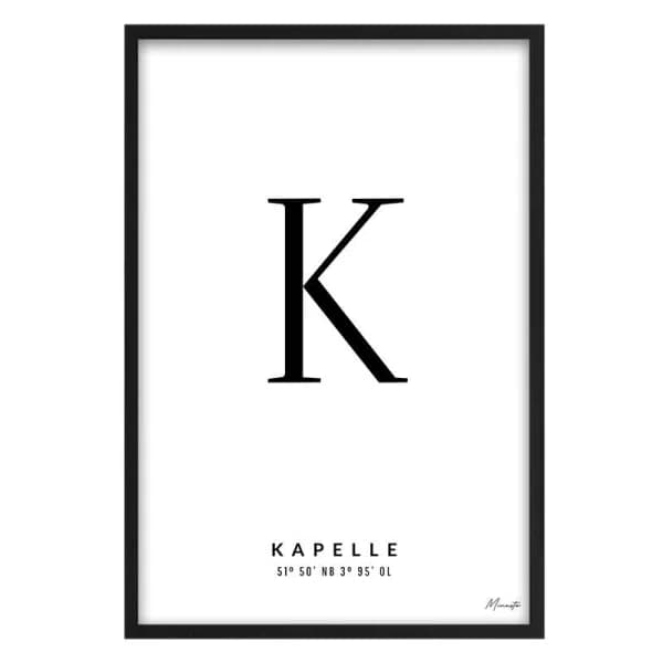 Letter K Kapelle