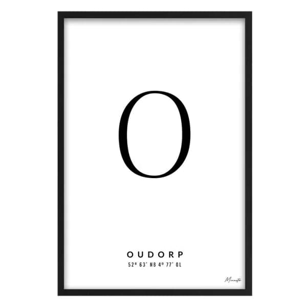 Letter O Oudorp