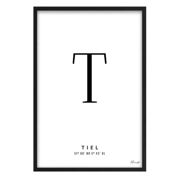 Letter T Tiel