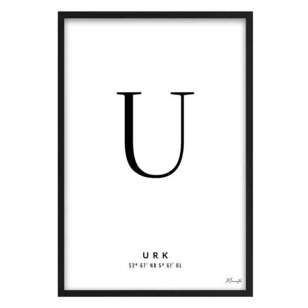 Letter U Urk