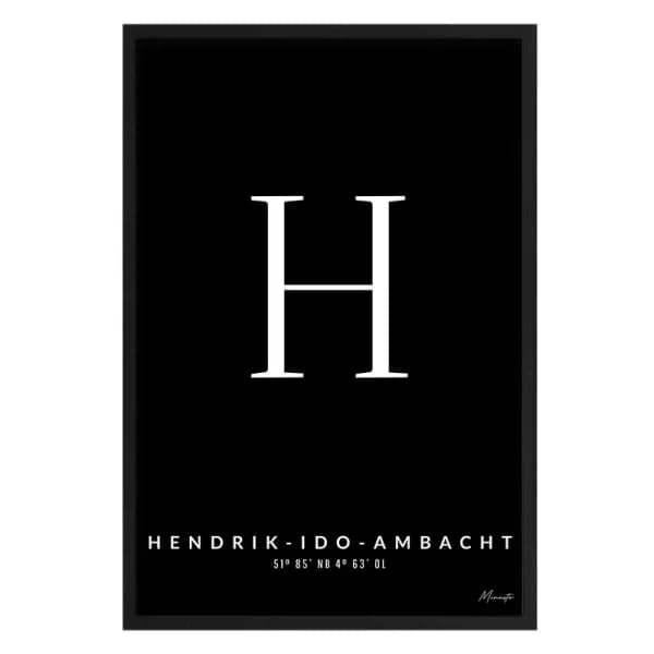 Letter H Hendrik-Ido-Ambacht