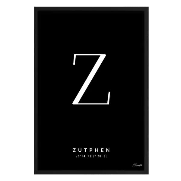 Letter Z Zutphen