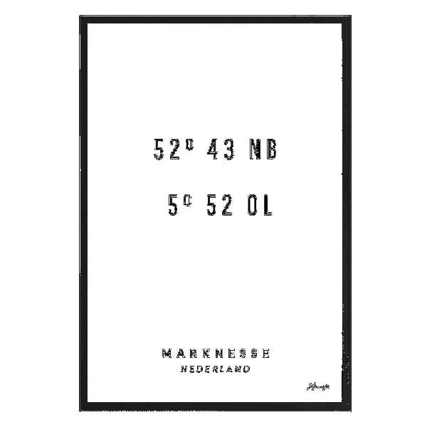Coördinaten Marknesse