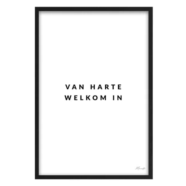 Van harte welkom in