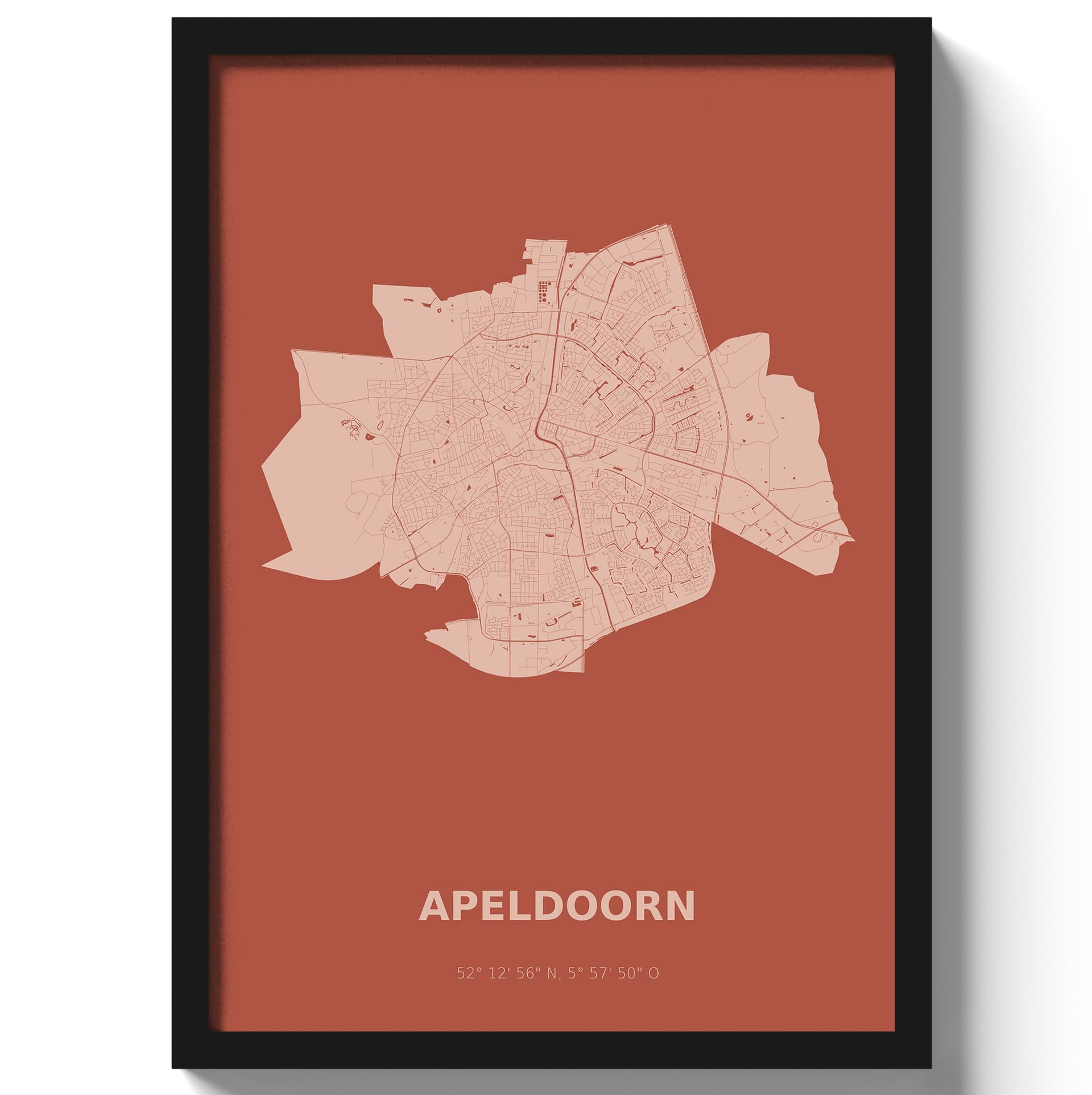 Poster Apeldoorn - Rood