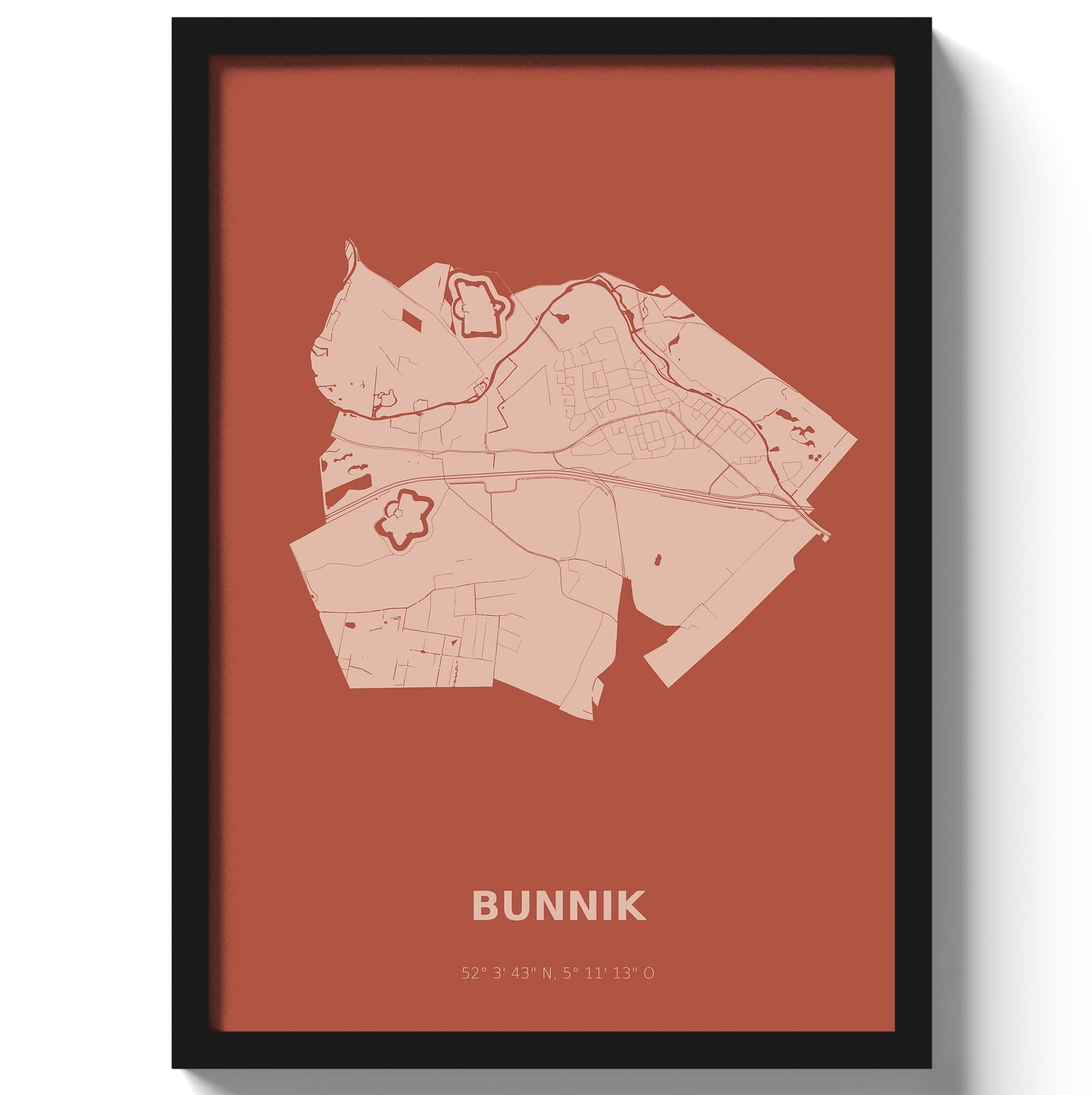 Poster Bunnik - Rood