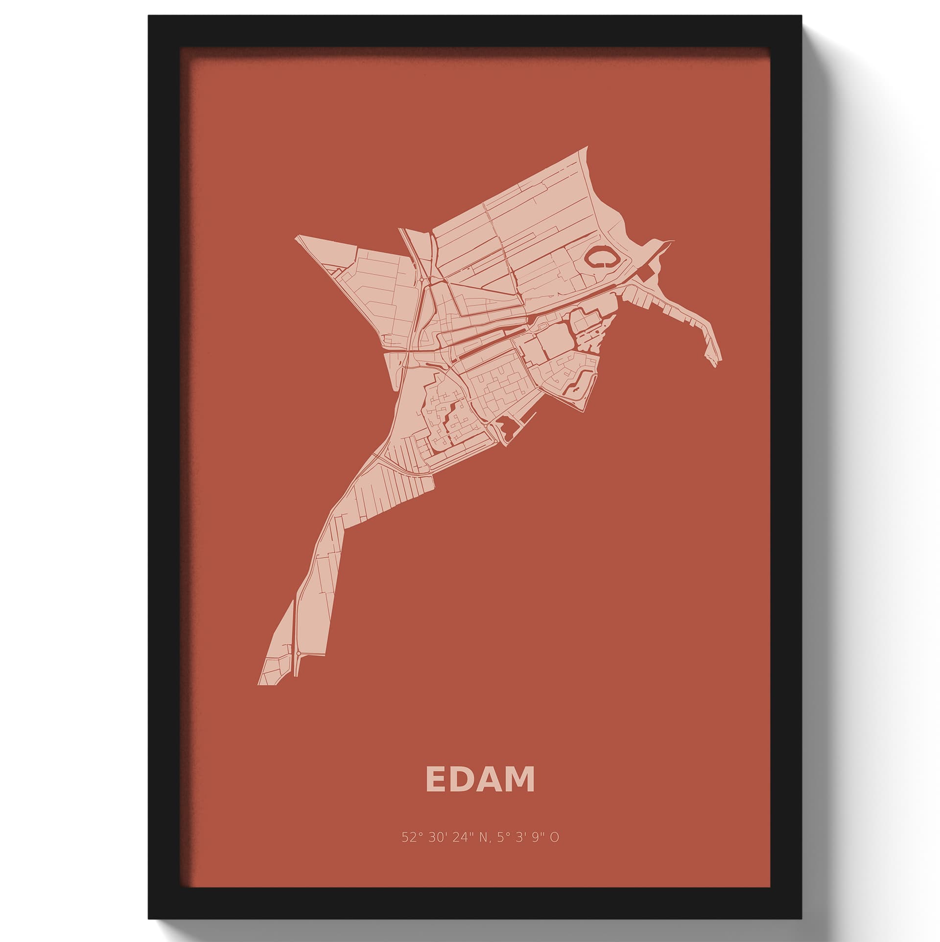 Poster Edam - Rood