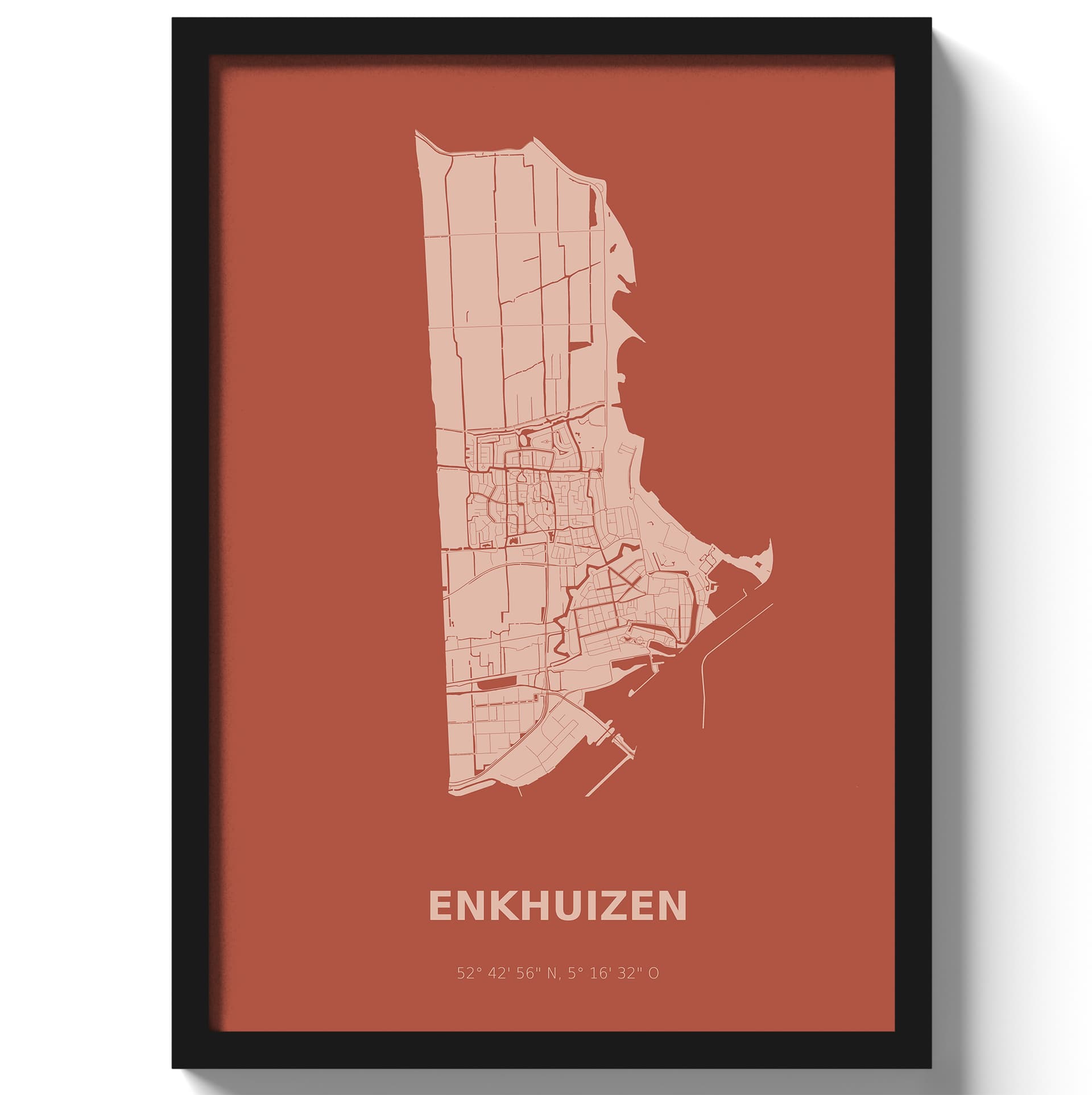 Poster Enkhuizen - Rood