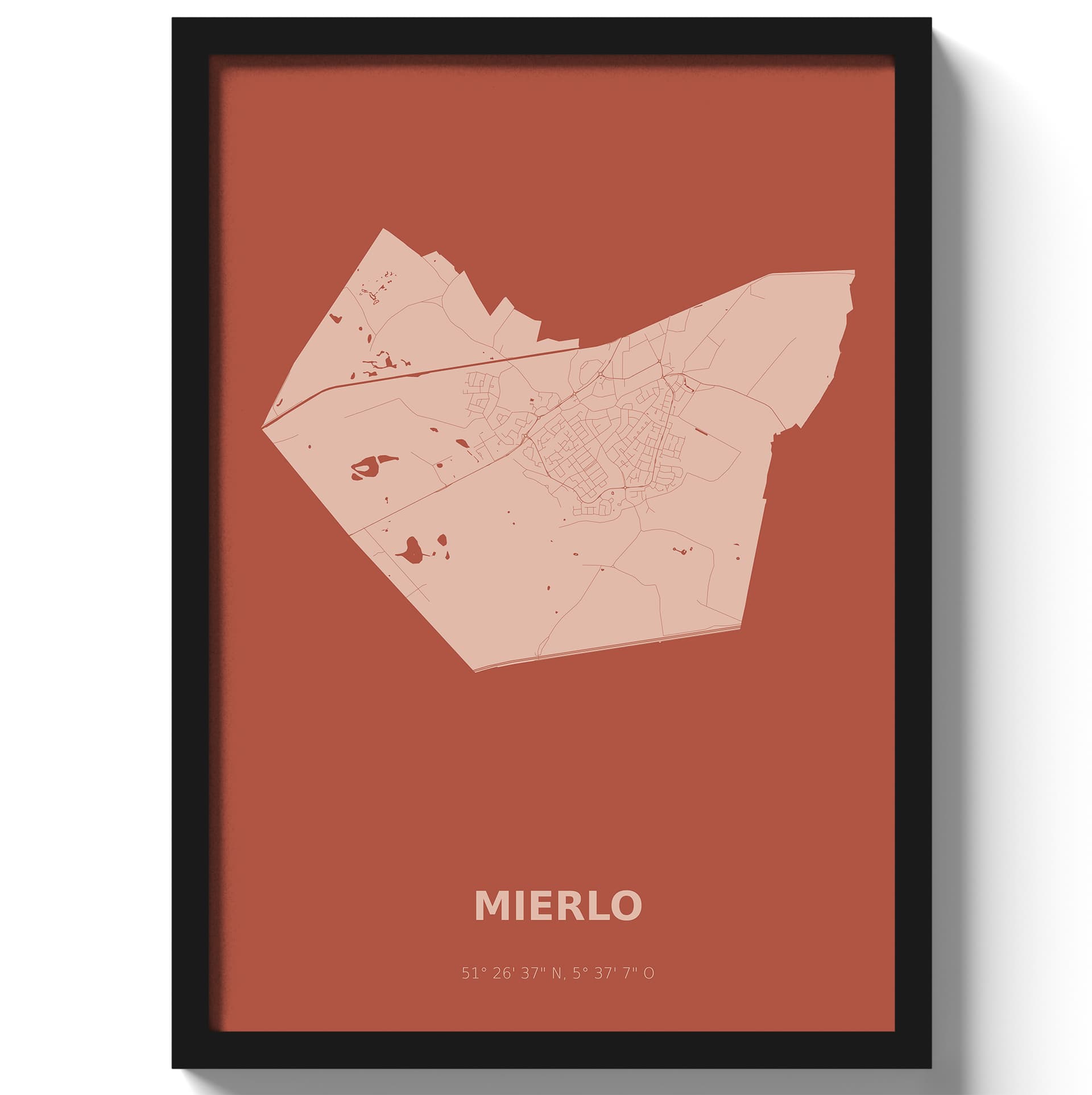 Poster Mierlo - Rood