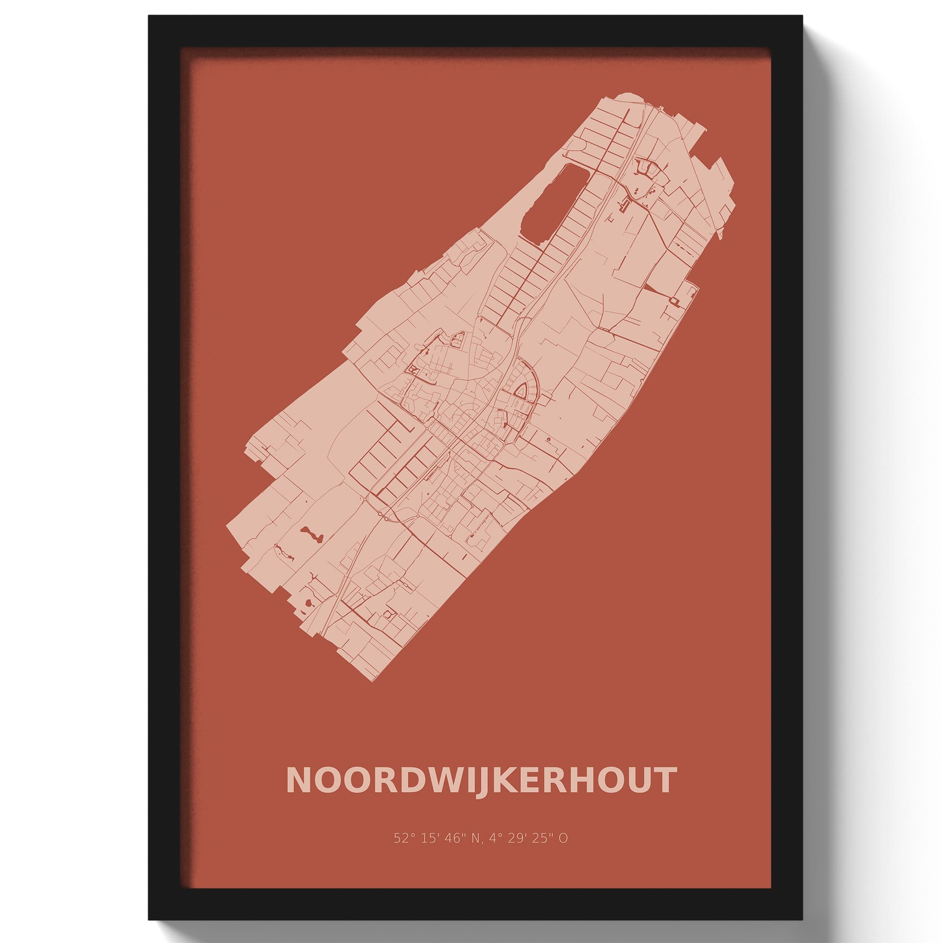 Poster Noordwijkerhout - Rood